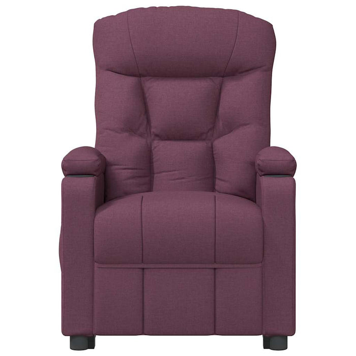 Fotoliu rabatabil electric, violet, material textil WALTI