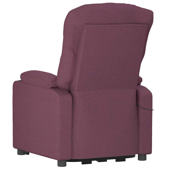 Fotoliu rabatabil electric, violet, material textil WALTI