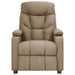 Fotoliu rabatabil electric, gri taupe, material textil - WALTI WALTI