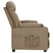 Fotoliu rabatabil electric, gri taupe, material textil - WALTI WALTI