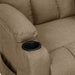 Fotoliu rabatabil electric, gri taupe, material textil - WALTI WALTI