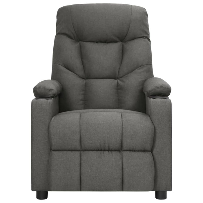 Fotoliu de masaj electric rabatabil, gri închis, textil - WALTI WALTI