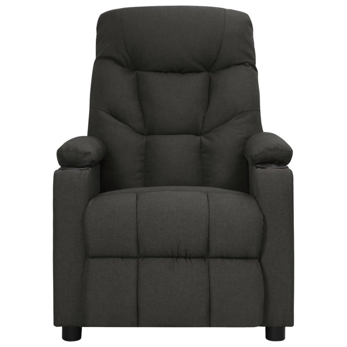 Fotoliu de masaj electric rabatabil, negru, textil - WALTI WALTI