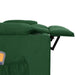 Fotoliu de masaj electric, verde închis, material textil - WALTI WALTI