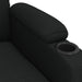 Fotoliu rabatabil electric, negru, material textil - WALTI WALTI