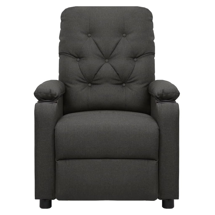 Fotoliu de masaj electric rabatabil, gri închis, textil - WALTI WALTI