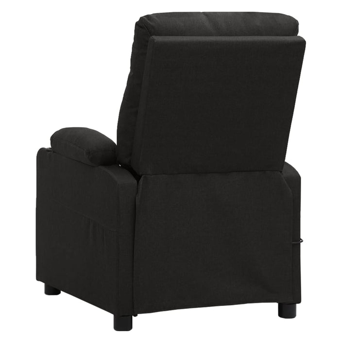 Fotoliu de masaj electric rabatabil, negru, textil - WALTI WALTI