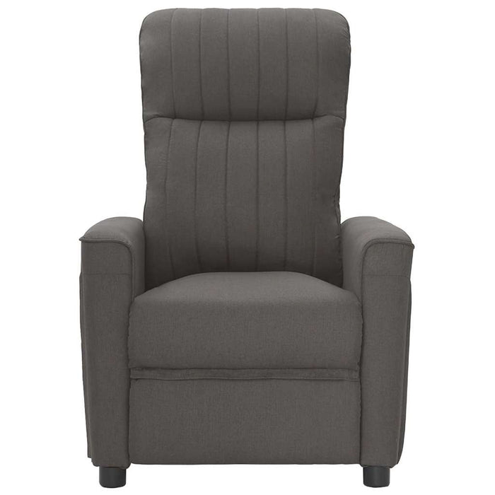 Fotoliu rabatabil electric, gri închis, material textil WALTI