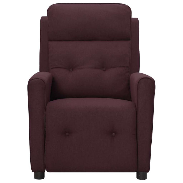 Fotoliu rabatabil electric, violet, material textil WALTI