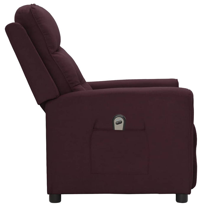 Fotoliu rabatabil electric, violet, material textil WALTI
