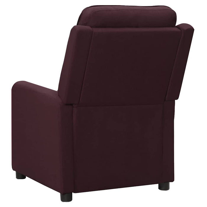 Fotoliu rabatabil electric, violet, material textil WALTI
