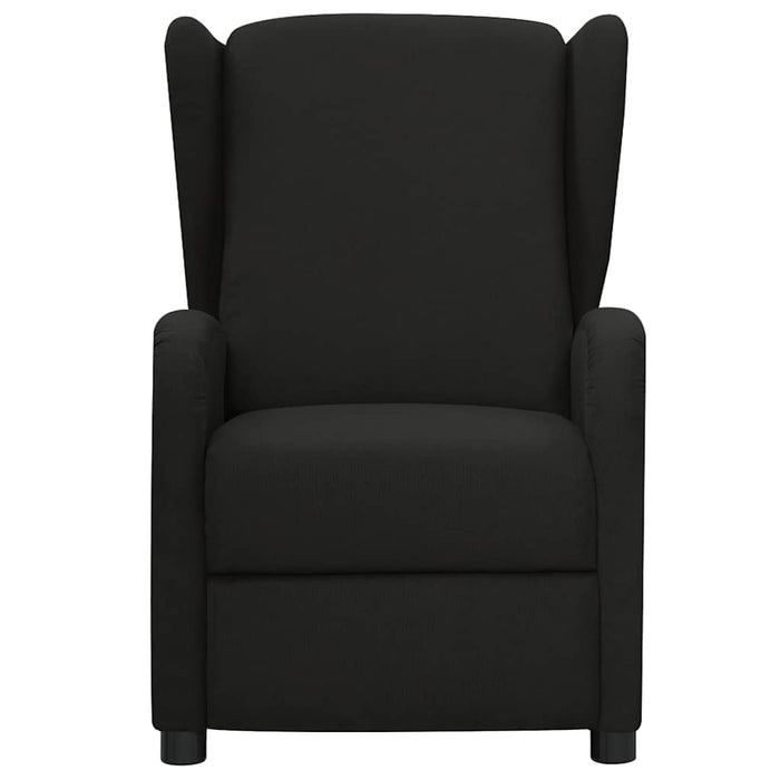 Fotoliu rabatabil electric, negru, material textil WALTI