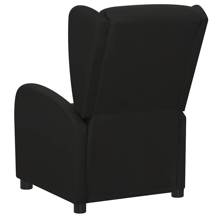 Fotoliu rabatabil electric, negru, material textil WALTI
