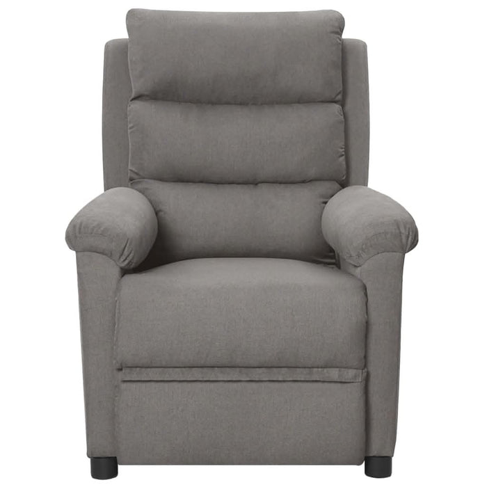 Fotoliu rabatabil electric, gri deschis, textil - WALTI WALTI