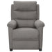 Fotoliu rabatabil electric, gri deschis, textil - WALTI WALTI