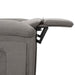 Fotoliu rabatabil electric, gri deschis, textil - WALTI WALTI