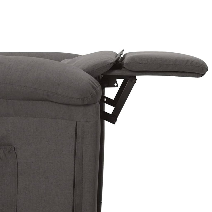 Fotoliu rabatabil electric, gri închis, material textil - WALTI WALTI