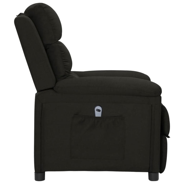 Fotoliu rabatabil electric, negru, material textil - WALTI WALTI