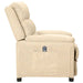 Fotoliu rabatabil electric, crem, material textil - WALTI WALTI