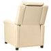 Fotoliu rabatabil electric, crem, material textil - WALTI WALTI