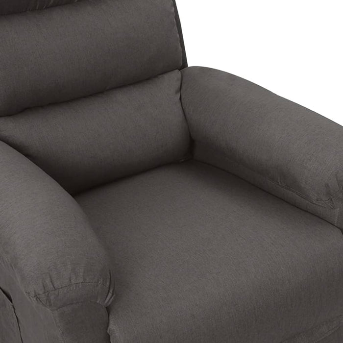 Fotoliu de masaj electric rabatabil, gri închis, textil - WALTI WALTI