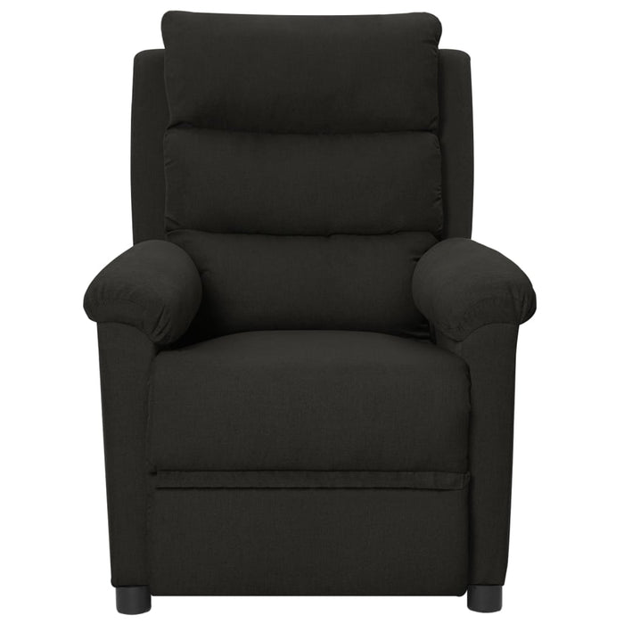 Fotoliu de masaj electric rabatabil, negru, textil - WALTI WALTI