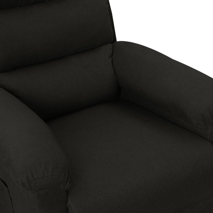 Fotoliu de masaj electric rabatabil, negru, textil - WALTI WALTI