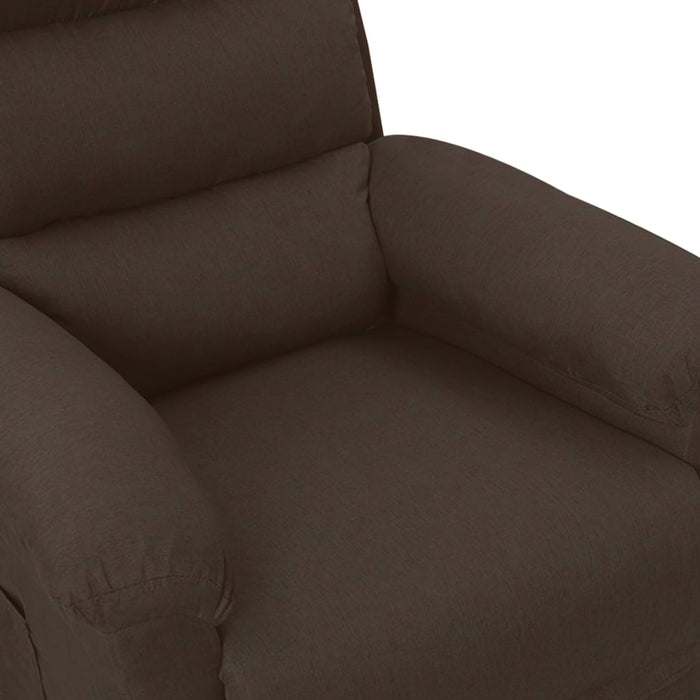 Fotoliu de masaj electric, maro închis, material textil - WALTI WALTI