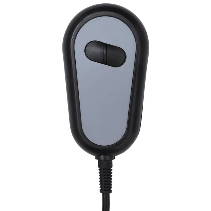 Fotoliu rabatabil electric, negru, piele ecologică WALTI