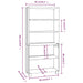 Dulap înalt „HAMAR”, maro miere, lemn masiv de pin - WALTI WALTI