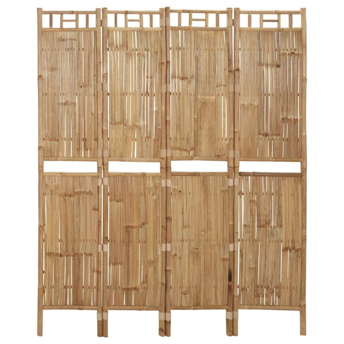 Paravan de cameră cu 4 panouri, 160 x 180 cm, bambus - WALTI WALTI