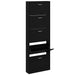 Pantofar, negru, 59x17x169 cm, lemn compozit - WALTI WALTI