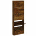 Pantofar, stejar fumuriu, 59x17x169 cm, lemn compozit - WALTI WALTI
