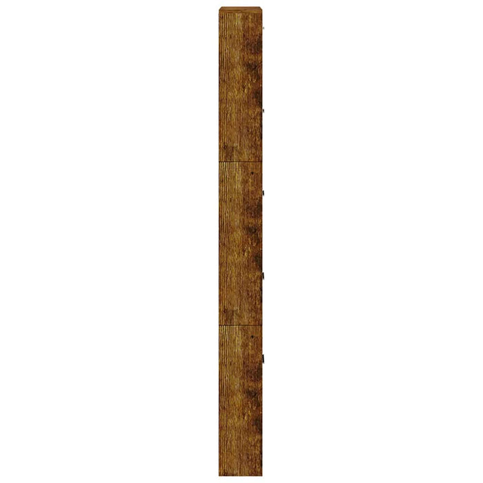 Pantofar, stejar fumuriu, 59x17x169 cm, lemn compozit - WALTI WALTI