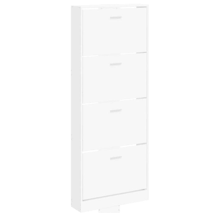 Pantofar, alb, 59x17x150 cm, lemn prelucrat - WALTI WALTI