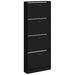 Pantofar, negru, 59x17x150 cm, lemn compozit - WALTI WALTI