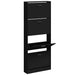 Pantofar, negru, 59x17x150 cm, lemn compozit - WALTI WALTI