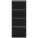 Pantofar, negru, 59x17x150 cm, lemn compozit - WALTI WALTI