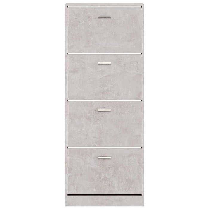 Pantofar, gri beton, 59x17x150 cm, lemn compozit - WALTI WALTI