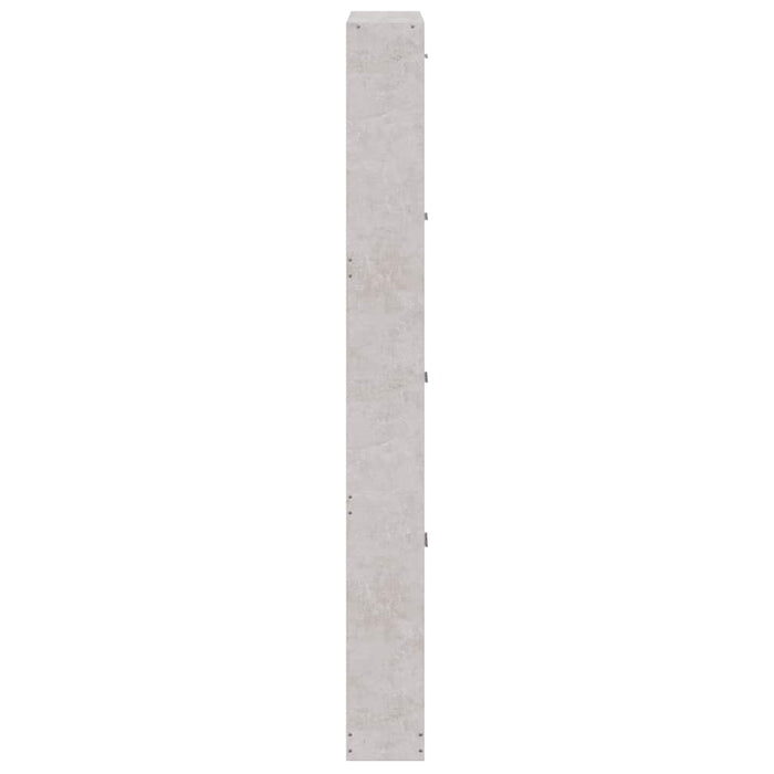 Pantofar, gri beton, 59x17x150 cm, lemn compozit - WALTI WALTI