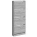 Pantofar, gri sonoma, 59x17x150 cm, lemn prelucrat - WALTI WALTI