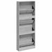 Pantofar, gri sonoma, 59x17x150 cm, lemn prelucrat - WALTI WALTI