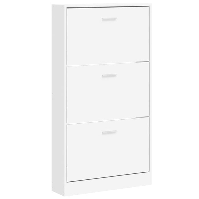 Dulap pentru pantofi, alb, 59x17x108 cm, lemn stratificat WALTI