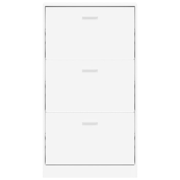 Dulap pentru pantofi, alb, 59x17x108 cm, lemn stratificat WALTI