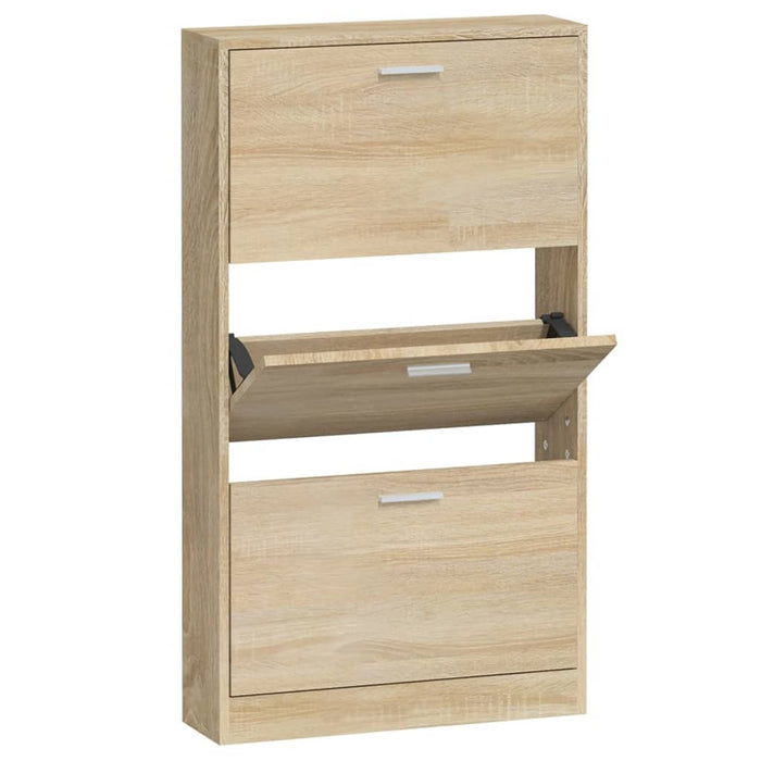 Pantofar, stejar, 59x17x108 cm, lemn prelucrat - WALTI WALTI