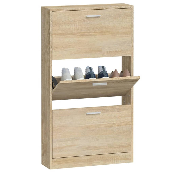 Pantofar, stejar, 59x17x108 cm, lemn prelucrat - WALTI WALTI