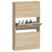 Pantofar, stejar, 59x17x108 cm, lemn prelucrat - WALTI WALTI