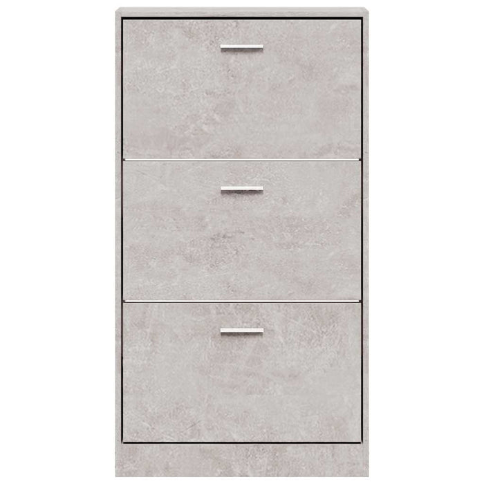 Pantofar, gri beton, 59x17x108 cm, lemn compozit - WALTI WALTI