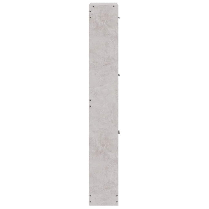 Pantofar, gri beton, 59x17x108 cm, lemn compozit - WALTI WALTI