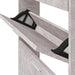 Pantofar, gri beton, 59x17x108 cm, lemn compozit - WALTI WALTI